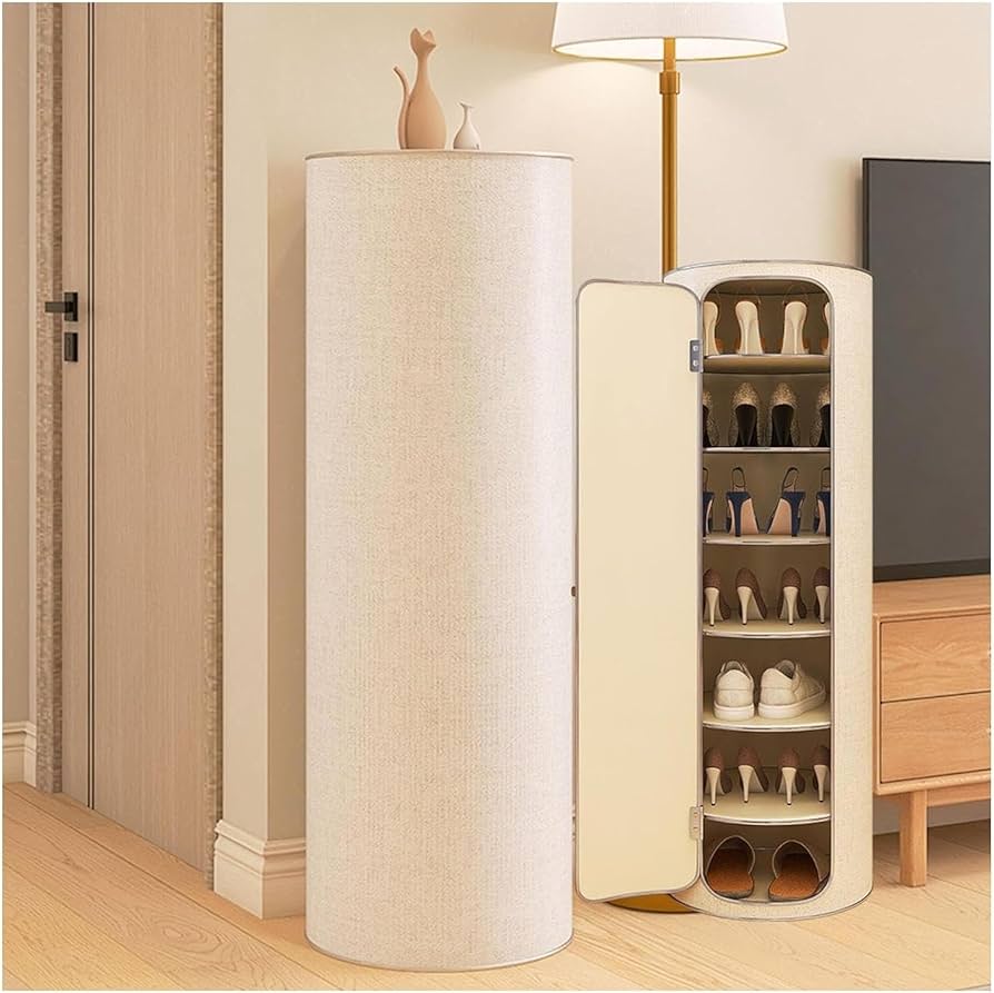 Amazon｜シューズラック 靴ラック 360 度回転 7/8 層円筒階段